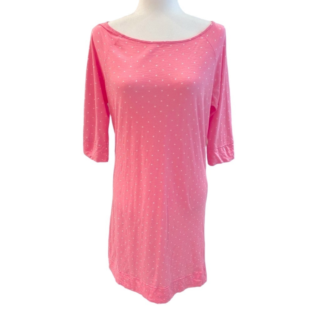 LILLY PULITZER Cassie Pink Polka Dot Dress Size Medium